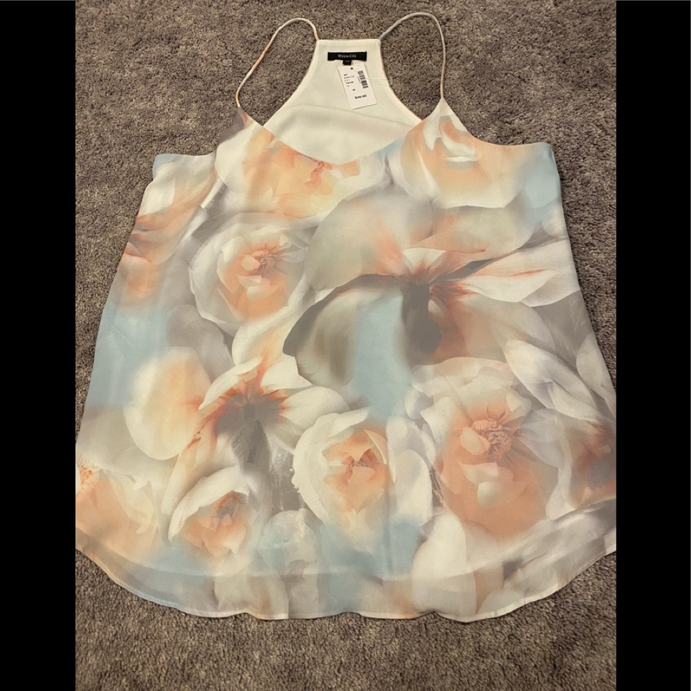 (3 for $25) RW&CO NWT Go to tank size medium floral print